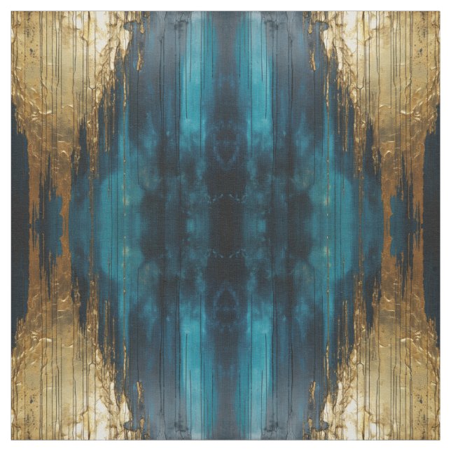 Tecido Floral Azul Padrão Sem Costura Artes Fundo (Modelo)