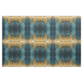 Tecido Floral Azul Padrão Sem Costura Boho Moderno