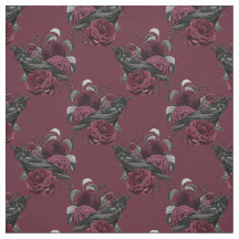 Floral Black Raven sobre o vinho