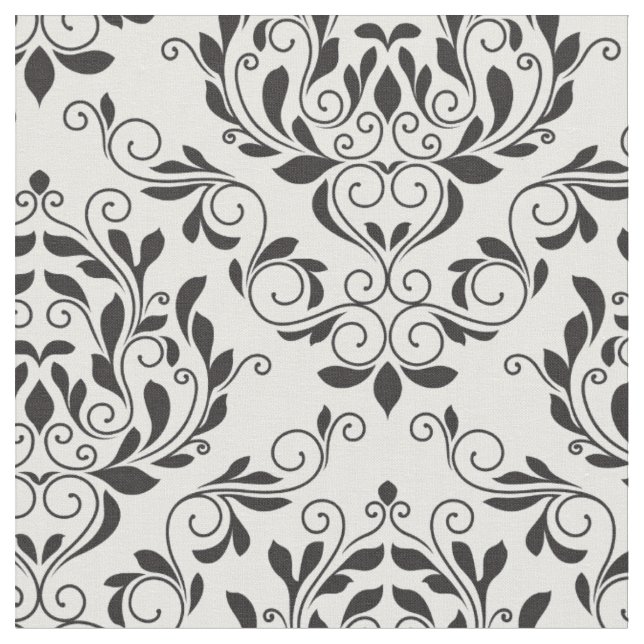 Tecido Floral Damask Elegante (Detalhe)