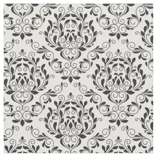 Tecido Floral Damask Elegante (Detalhe)