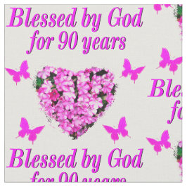 Tecido FLORAL DE ANIVERSÁRIO DE 90 bonito