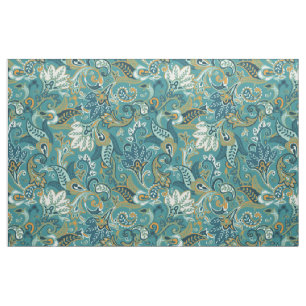 Tecido floral de Paisley