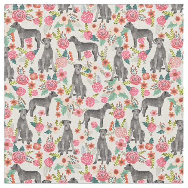 tecido floral de Wolfhound (Detalhe)