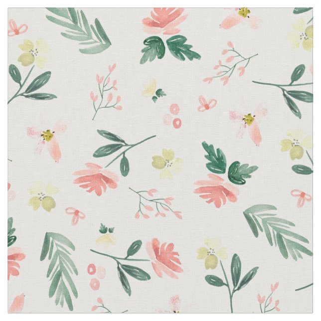 Tecido Floral delicado (Detalhe)