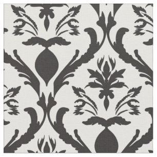 Tecido Floral e Feather Damask