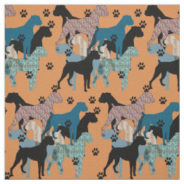 tecido Floral impressão