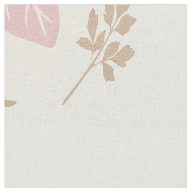 Tecido Floral Pêssego (Detalhe)