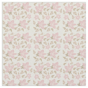 Tecido Floral Rosa