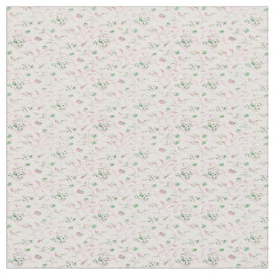 Tecido Floral Rosa Pequeno Pastel