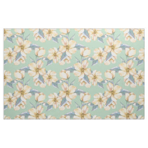 Tecido Flores amarelas. Jardim de Aquarela 1