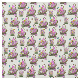 Tecido Flores da primavera do meio-verão