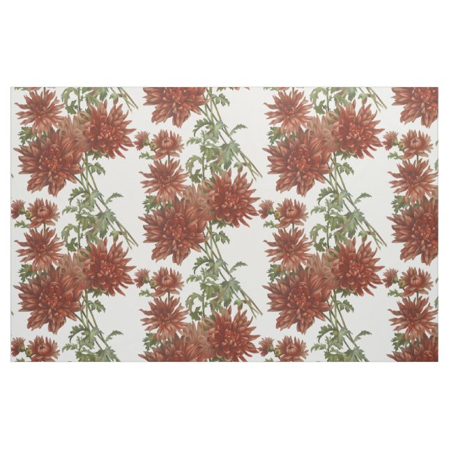 Tecido Flores de flores vermelhas (Fat Quarter)