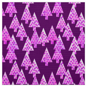 Tecido Flores de Natal modernas - ametista roxo