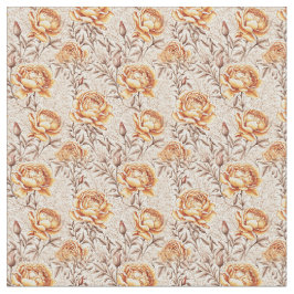 Tecido Flores de ouro