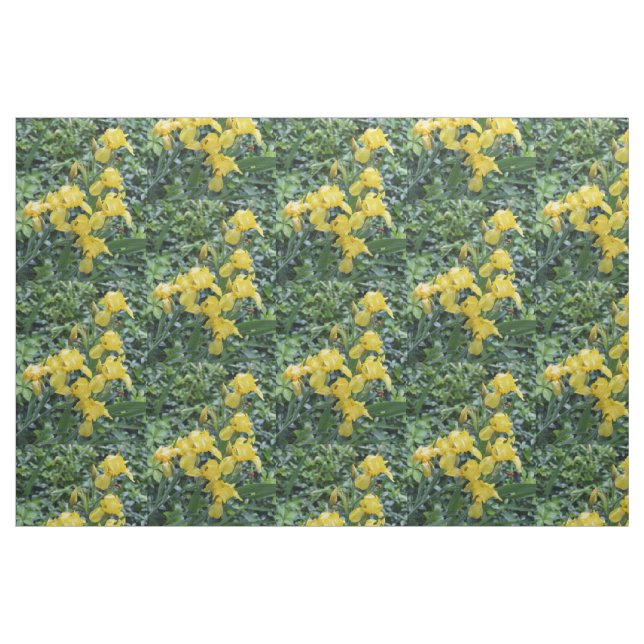 Tecido Flores do Jardim das Subidas Amarelas bonito (Fat Quarter)