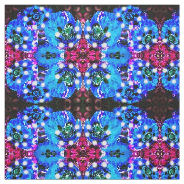 Tecido Flores espirituais (Modelo)