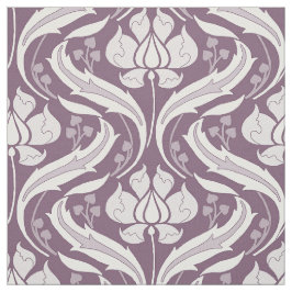 Tecido Flores Selvagens Damask EggPlant