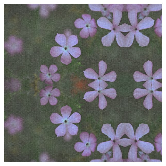 Tecido Flores silvestres rosa (Detalhe)