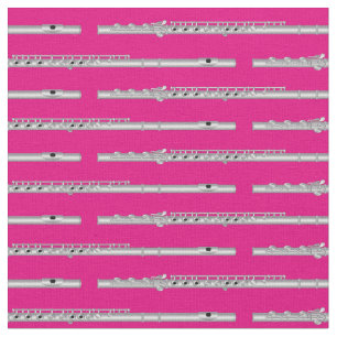 Tecido Flute Music Musical Room Decor Pink