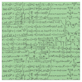 Tecido Folha de Trigonometria, verde