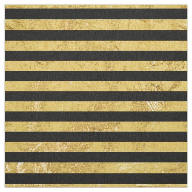 Tecido Folha Dourado elegante e teste padrão preto da (Modelo)