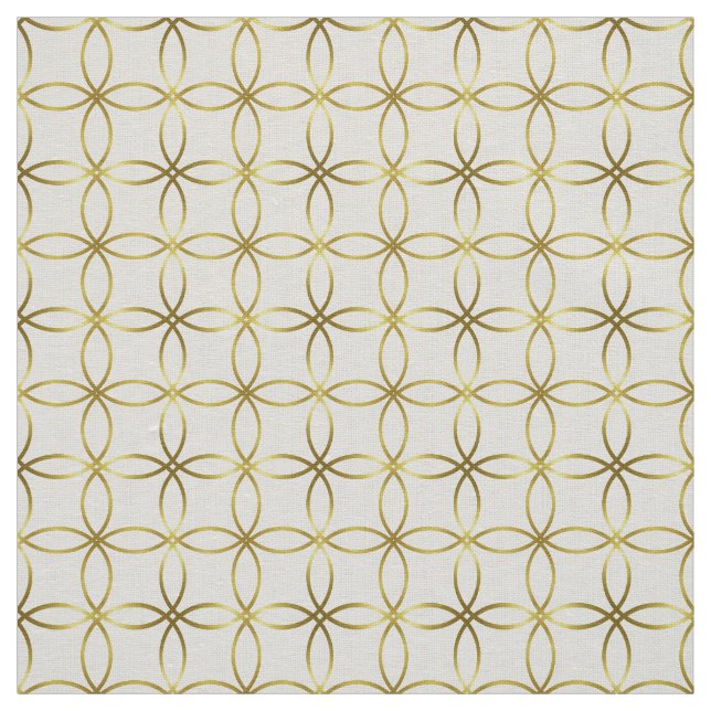 Tecido Folha Dourado elegante moderna (Modelo)