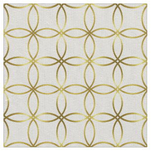 Tecido Folha Dourado elegante moderna