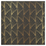 Tecido Folha Dourado geom&#233;trica ID492 do art deco