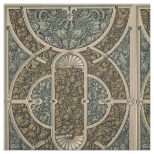 Tecido Folhagem de Arte Nouveau Era Victoriana por Anton 