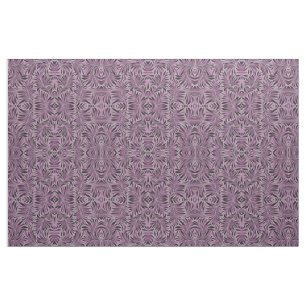 Tecido Folhas bonitas em roxo de beringela