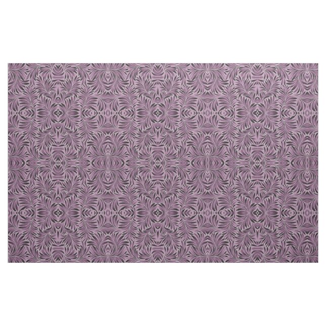 Tecido Folhas bonitas em roxo de beringela (Fat Quarter)