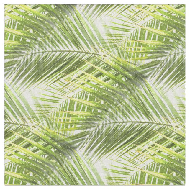 Tecido Folhas de Árvore Palm Verde (Detalhe)