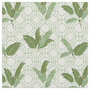 Tecido Folhas de palmeira tropicais