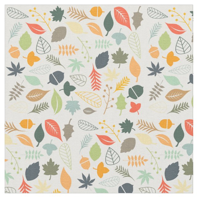 Tecido - Folhas de queda (Detalhe)