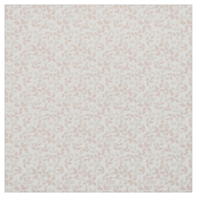 Tecido Folhas de queda de bege suave com estilo mínimo (Modelo)