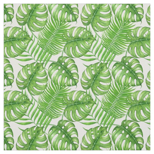 Tecido Folhas tropicais (Modelo)
