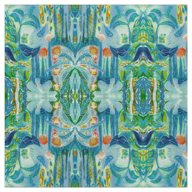 Tecido Folhas tropicais (Modelo)