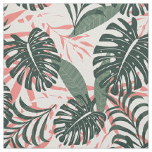 Folhas Tropicais de Monstera Padrão de Floresta Tr