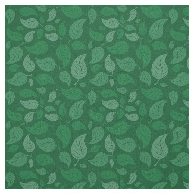 Tecido Folhas verdes (Modelo)