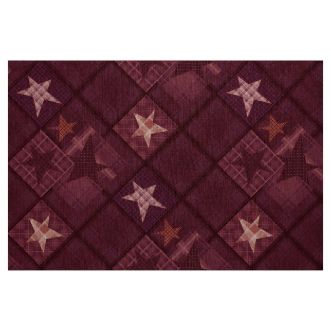 Tecido Folheto castanho (Fat Quarter)