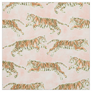 Tecido FORÇA TIGRE Blush Safari