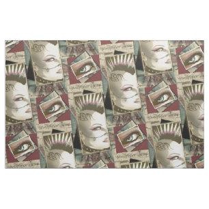 Tecido Forma britânica retro da música do punk rock de