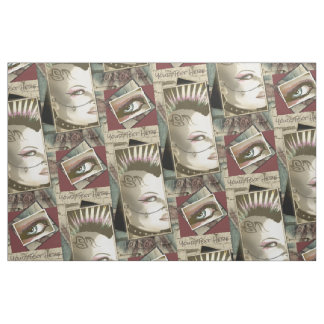 Tecido Forma britânica retro da música do punk rock de