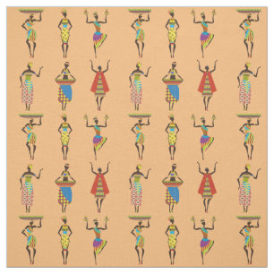 Tecido Forma étnica colouful das senhoras africanas