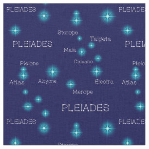Tecido Formação em Estrela Pleiades do Hemisfério norte