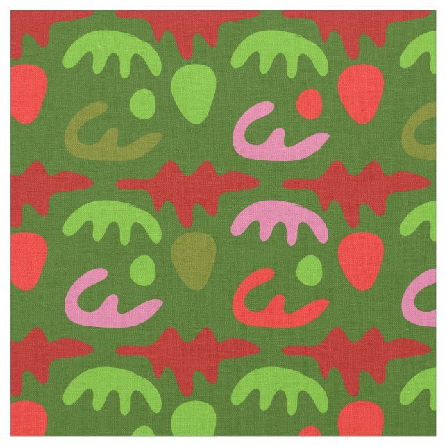 Tecido formas abstrato (Detalhe)