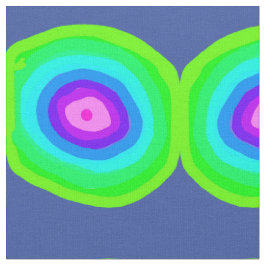 Tecido formas cor azul