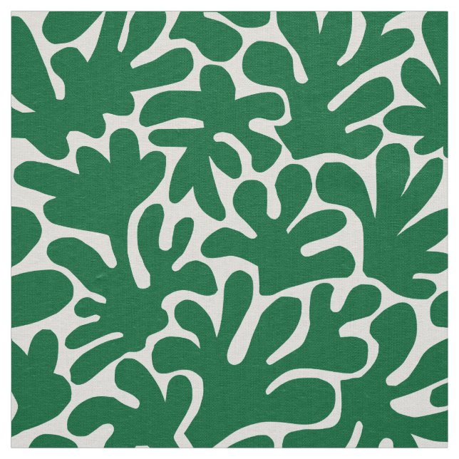 Tecido Formas Orgânicas Abstrato 240822 - Floresta Verde (Modelo)