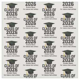 Tecido Formatura da turma de Letterman de 2026